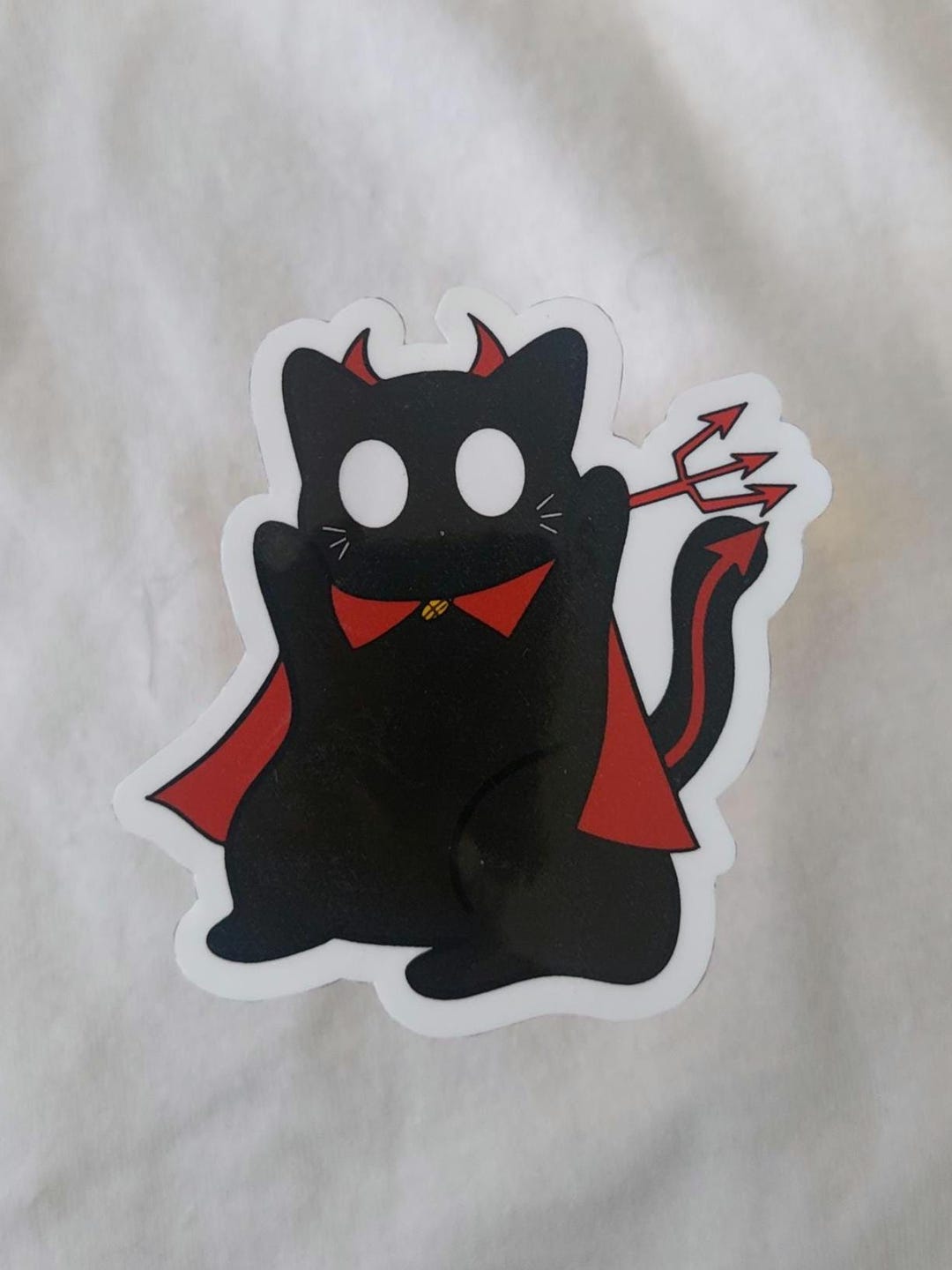 Devil Cat - Etsy