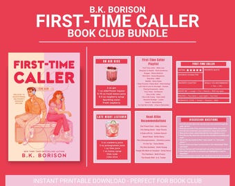 First Time Caller Book Club Kit: BK Borison Romance (Printable PDF)