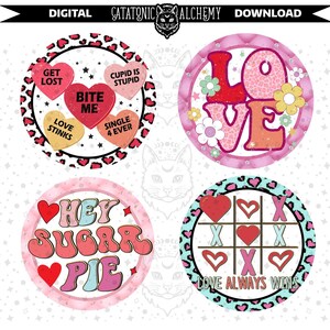 Valentine&#39;s Leopard Heart Digital Download Cardstock Bundle, Valentine Cardstock Images for Freshies, Freshie Cardstock, Car Coaster Images