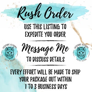 Rush Order for Freshie Cardstock Rounds or Cutouts