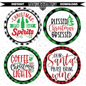 Plaid Christmas Digital Cardstock Bundle, Cardstock Images for Freshies, Digital Cardstock Download, Freshie Cardstock, Car Coaster Images