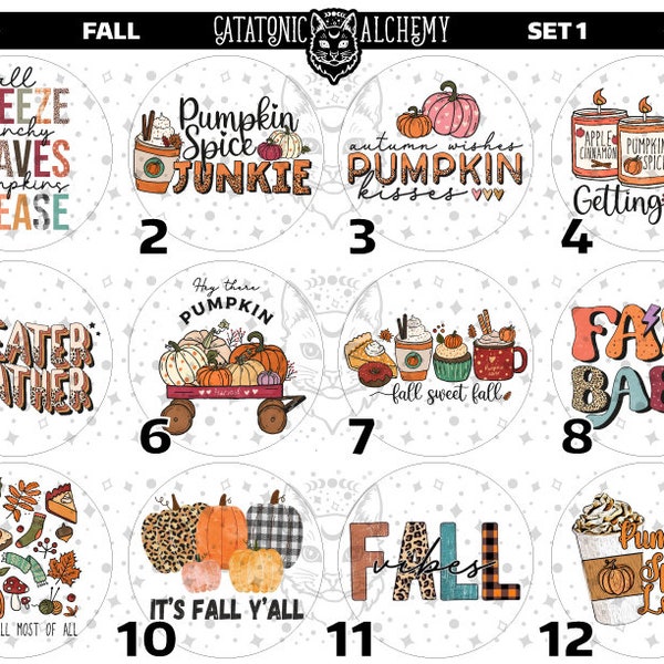 Fall Freshie Cardstock Rounds, Autum Theme Cardstock Rounds, Cardstock Cutouts, Freshie Cardstock, Freshies, Leaves, Thanksgiving