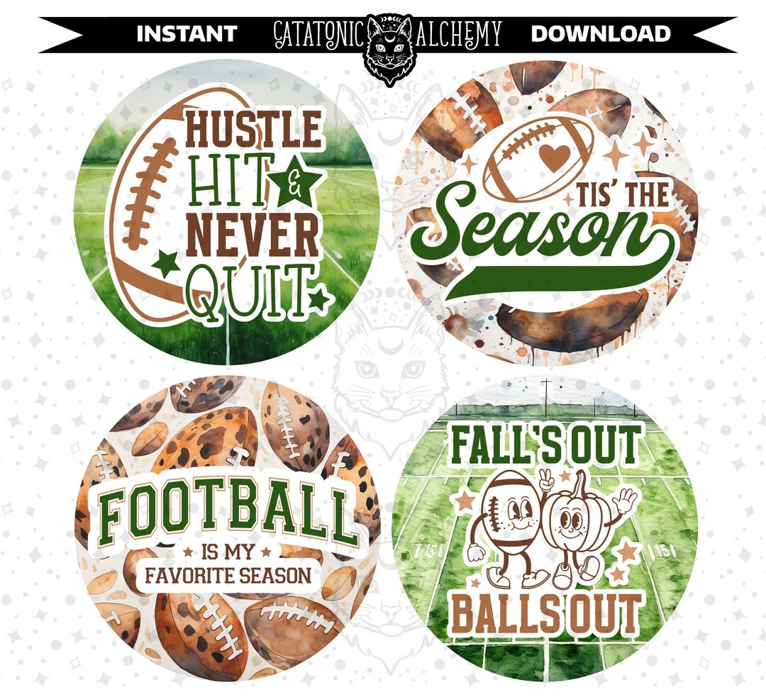 Football Freshie Cardstock Download Sports Instant Download Etsy