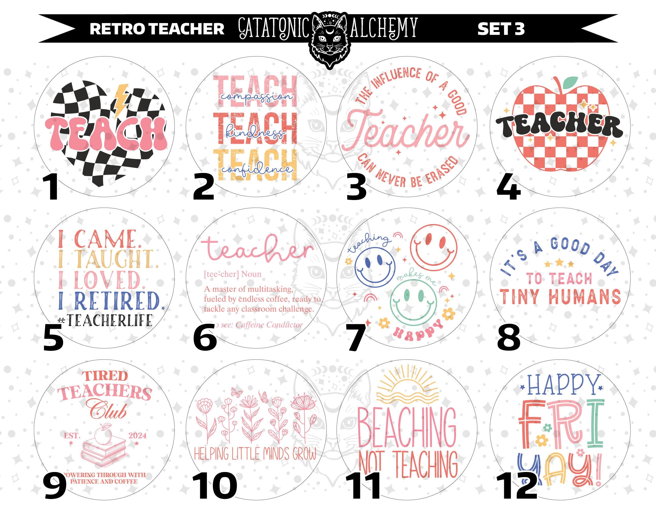 Teacher Freshie Cardstock Rounds, Education Circle Cutouts, Elemantary ...