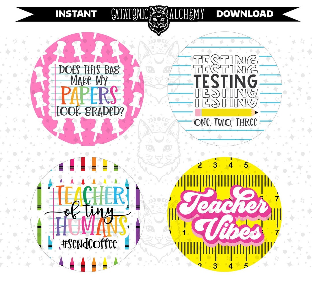 Teacher Freshie Cardstock Download, Education Instant Digital Download