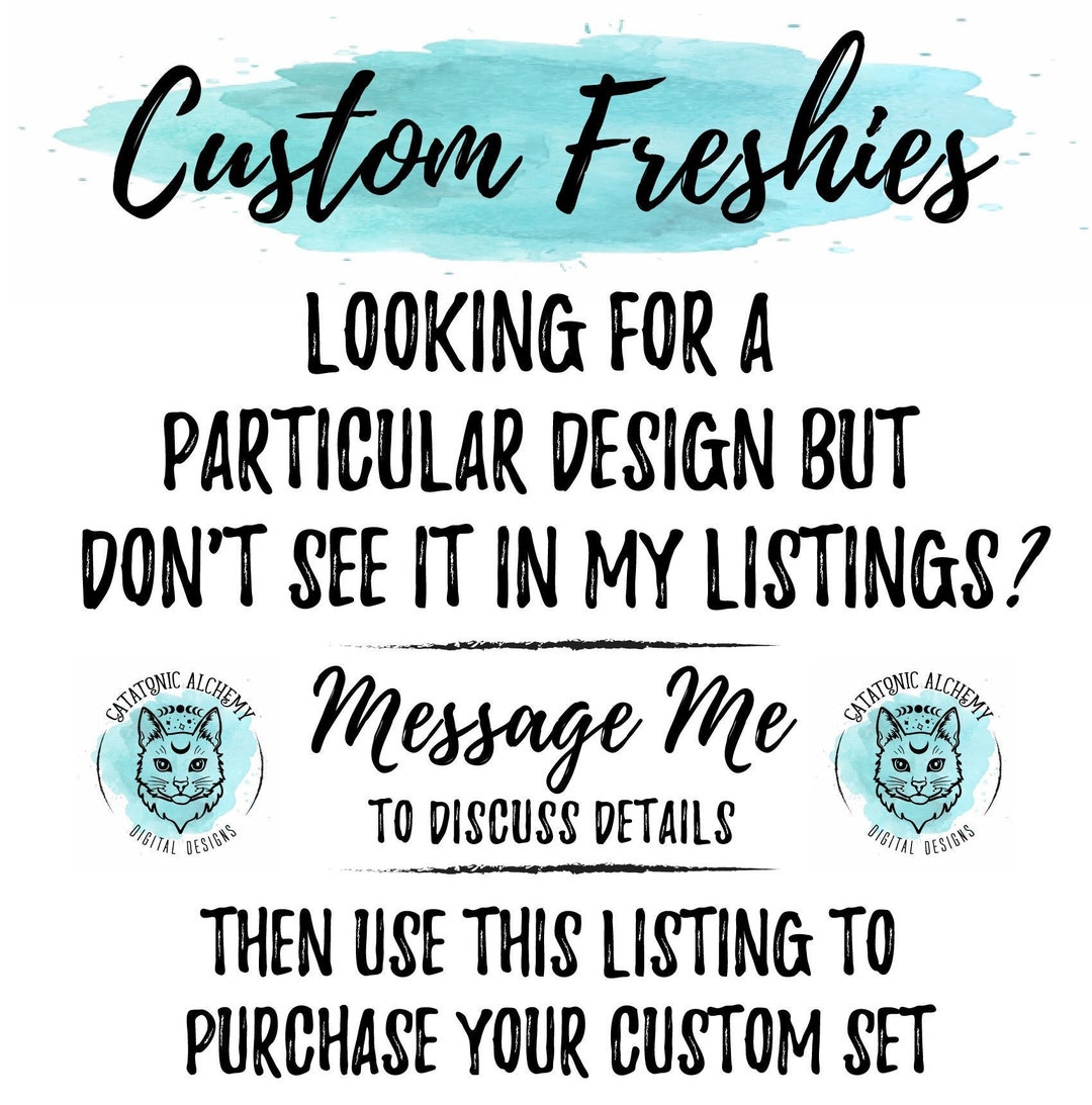 Custom Cardstock Rounds, Cardstock Cutouts, Freshie Cardstock, Freshies ...