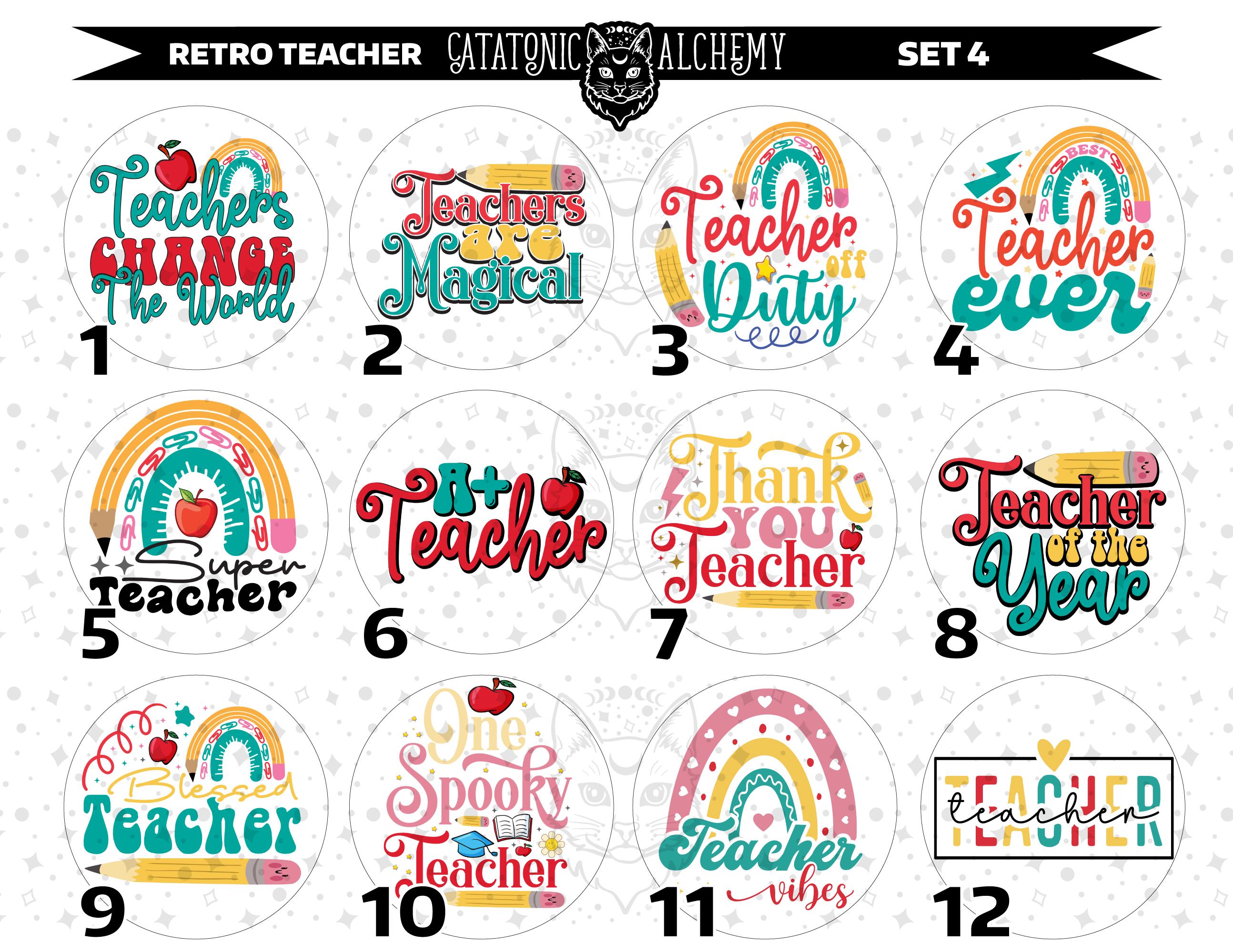 Teacher Freshie Cardstock Rounds, Education Circle Cutouts, Elemantary ...