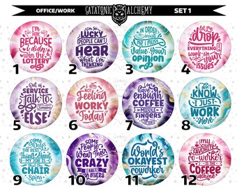 Office Freshie Cardstock, Funny Work Cardstock Rounds, Scarcastic Paper Cutout, Job Affirmation Car Freshy, Coworker Gift