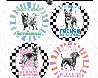 Dog Freshie Cardstock Download, Retro Puppy Car Downloadable Instantly, Weenie Dog Printable, Dog Breed Gift PNG Bundle, Dog Lover Freshy