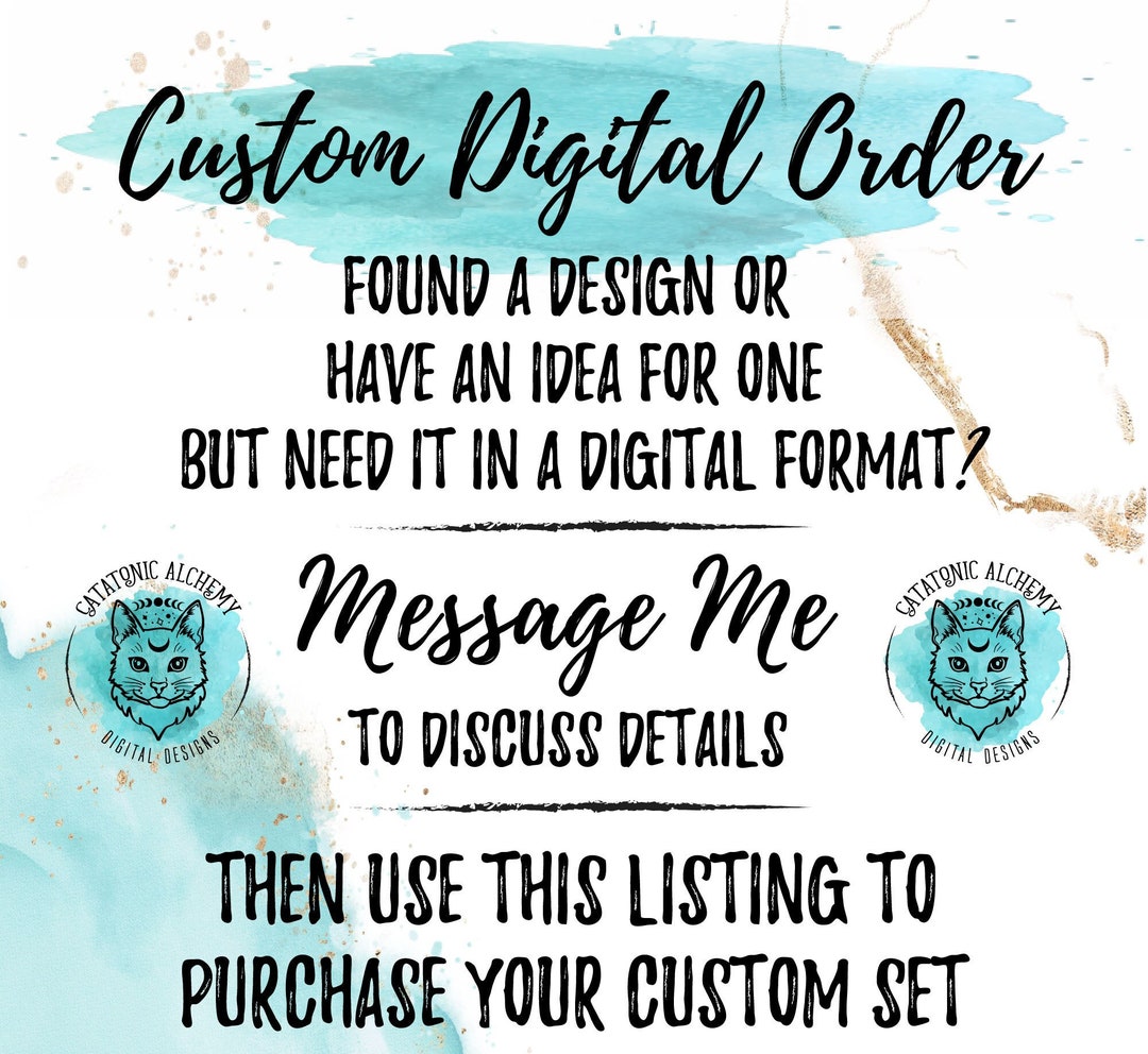 Custom Digital Download Cardstock Rounds, Instant Download Cardstock