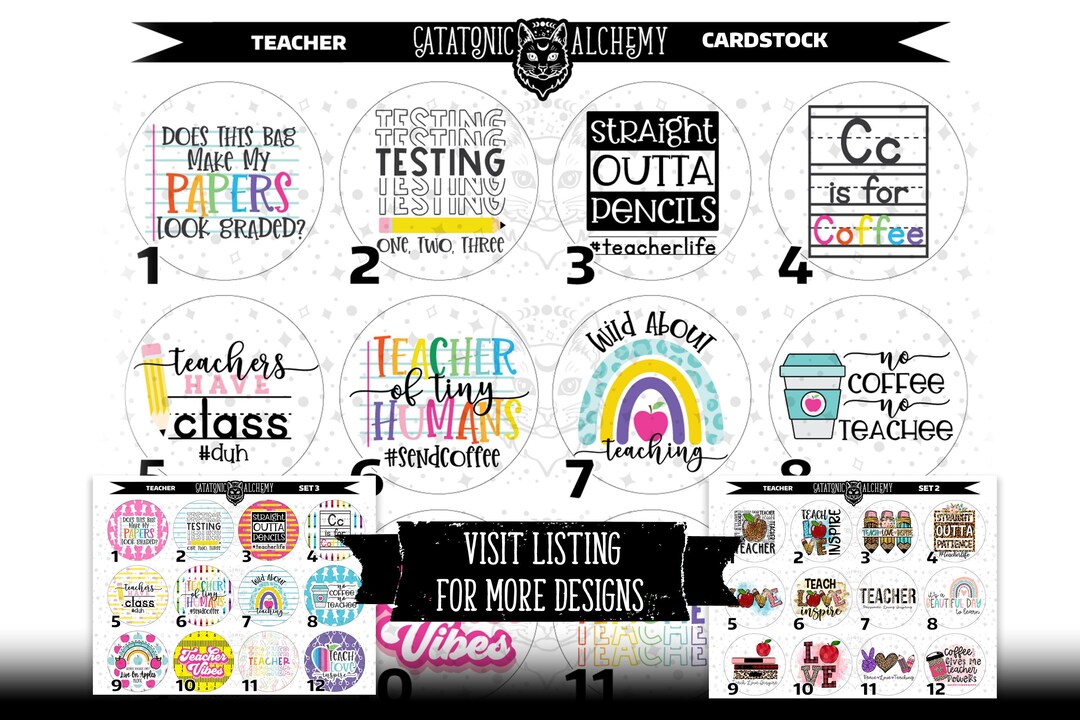 Teacher Freshie Cardstock Rounds, Education Circle Cutouts, Elemantary ...