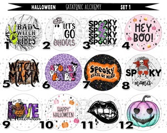 Halloween Freshie Cardstock Rounds, Horror Theme Cardstock Rounds, Cardstock Cutouts, Freshie Cardstock, Freshies, Horror Halloween