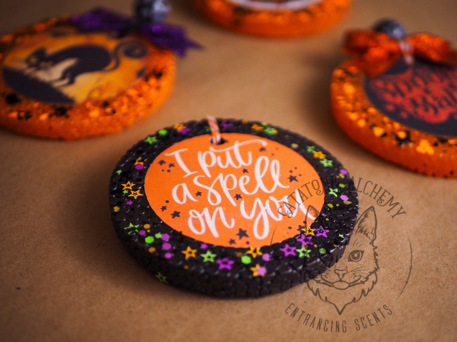 Halloween Freshie Cardstock Rounds, Horror Theme Cardstock Rounds ...