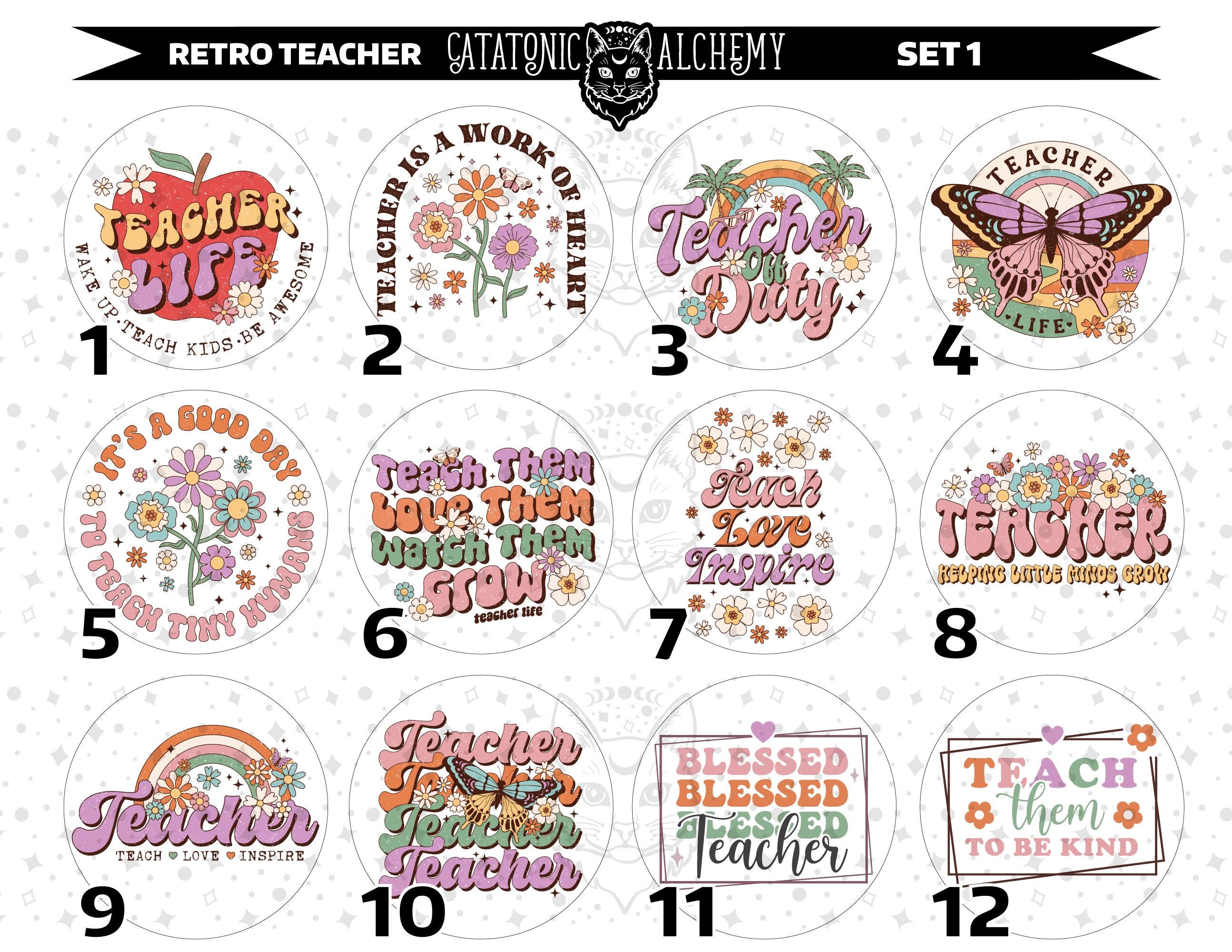 Teacher Freshie Cardstock Rounds, Education Circle Cutouts, Elemantary ...