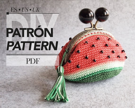 Amazon.com: Small Buckle Coin Purse Watermelon Background Pouch Kiss-lock  Clasp Change Purse Wallets : Clothing, Shoes & Jewelry
