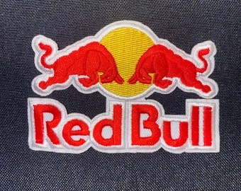 Red Bull Patch (Heat Press) (Free Shipping!)