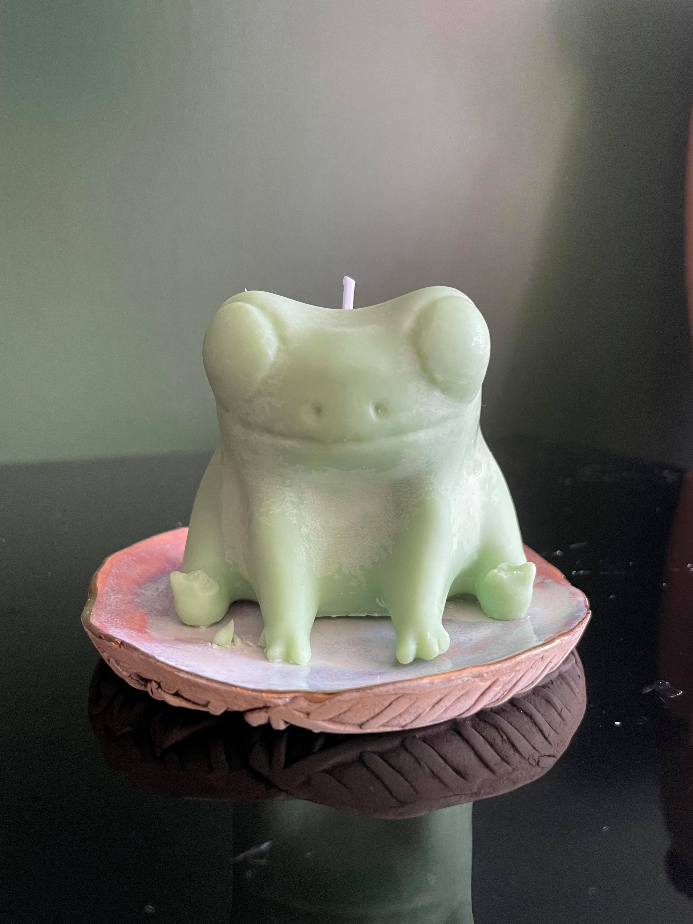 Frog Candle Etsy