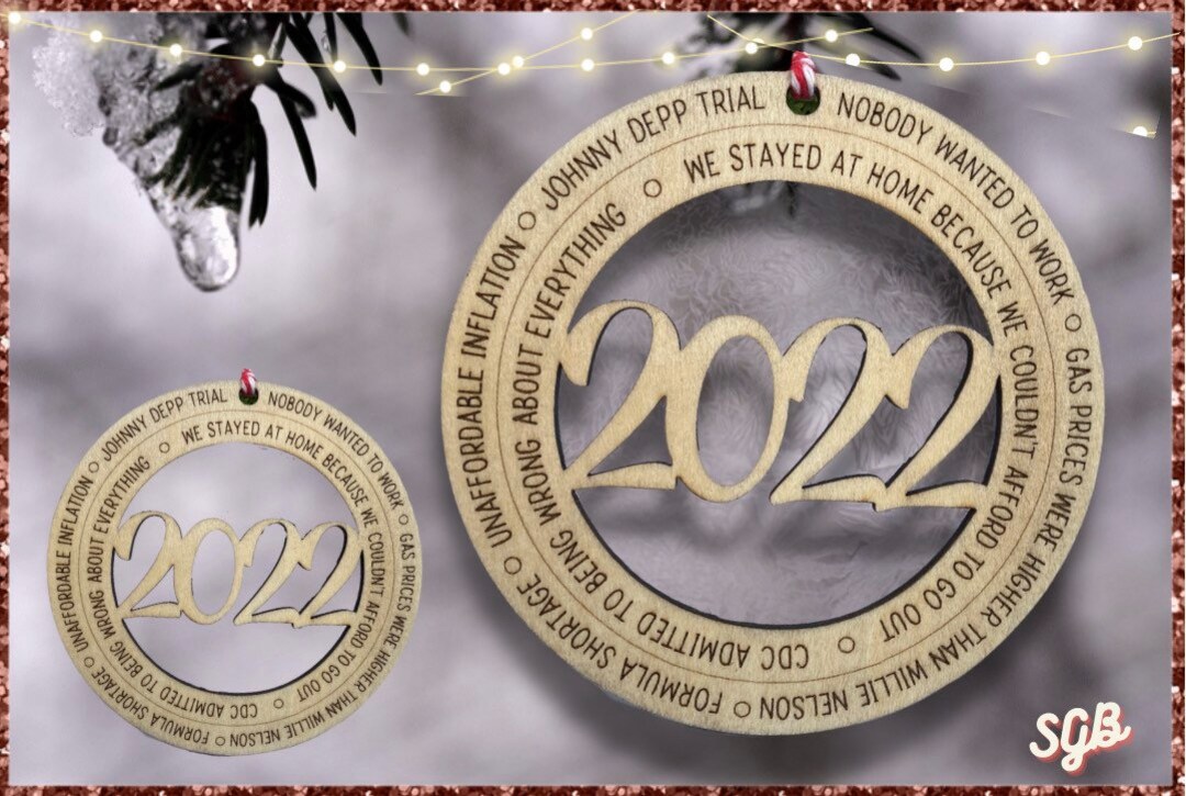 2022 Fun Facts Christmas Tree Ornament/ Memories of 2022 Etsy UK
