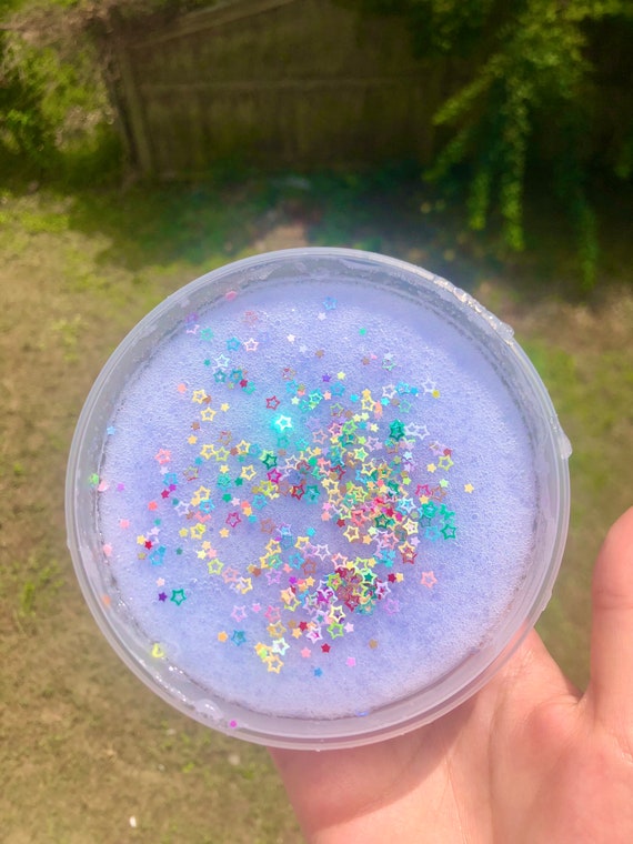 Clear Slime axolotl SCENTED Stretchy Glitter Slime -  Sweden