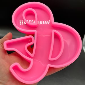 Silicone mold ‘AND’ Sign (&),  6” tall, Jumbo Letter Molds, Casting Molds, RESIN MOLDS