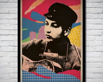 Bob Dylan Music Hero Art Print Poster