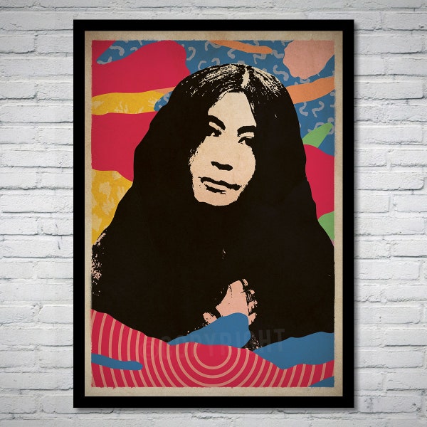 Yoko Ono Inspirational Frauen Kunstdruck Poster