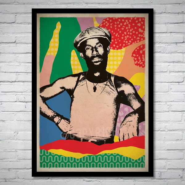 Lee Scratch Perry Reggae Music Art Print Poster