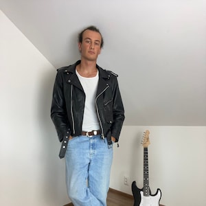 Punk Leather Biker jacket