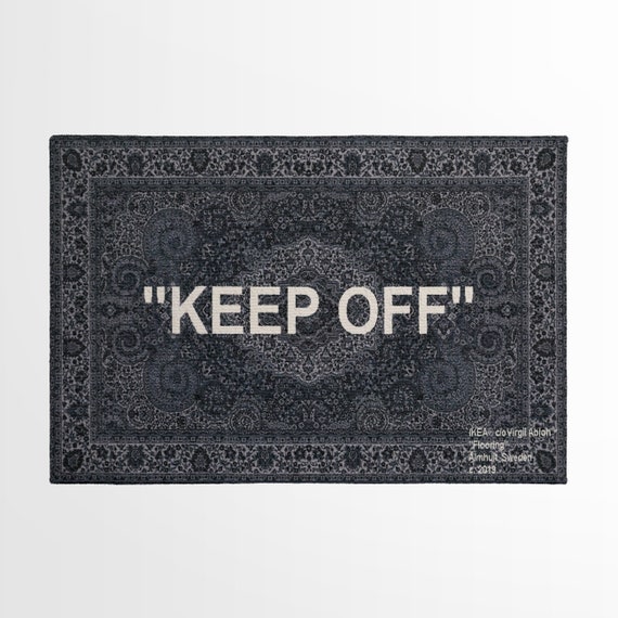 Area Rug Keep Off Off White Ikea Virgil - Etsy België