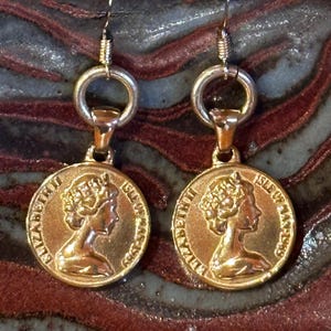 Gold Coin Earrings
