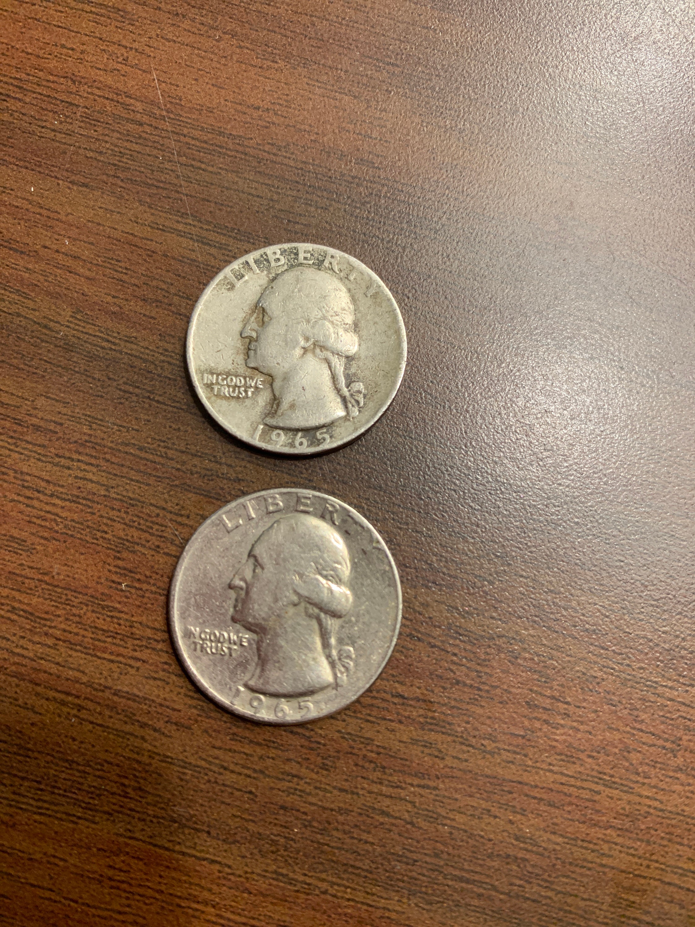 1965 Double Headed Quarter - 0dl247z