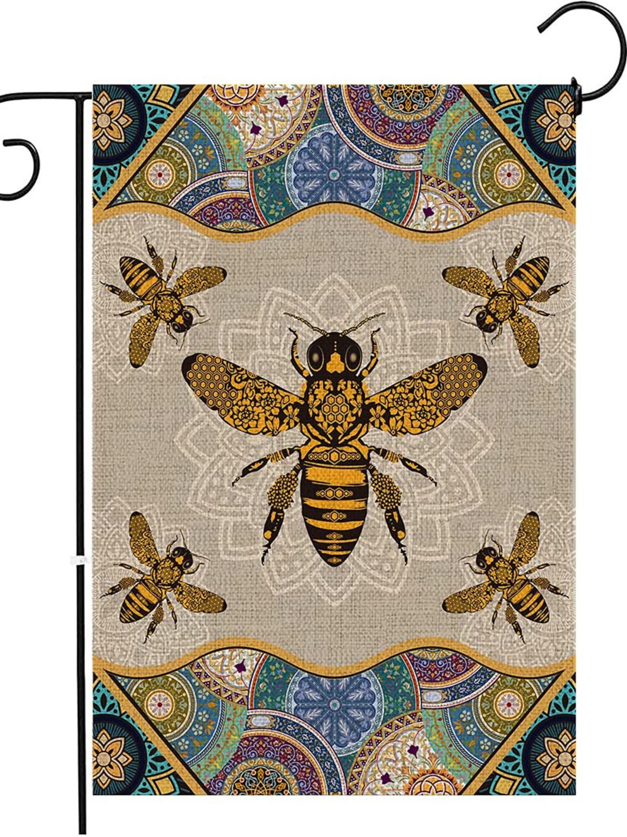 Discover Vintage Bee Flag