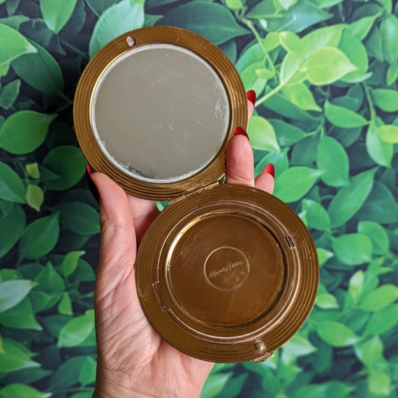 Vintage 1940s Elizabeth Arden Makeup Compact - Ra… - image 9