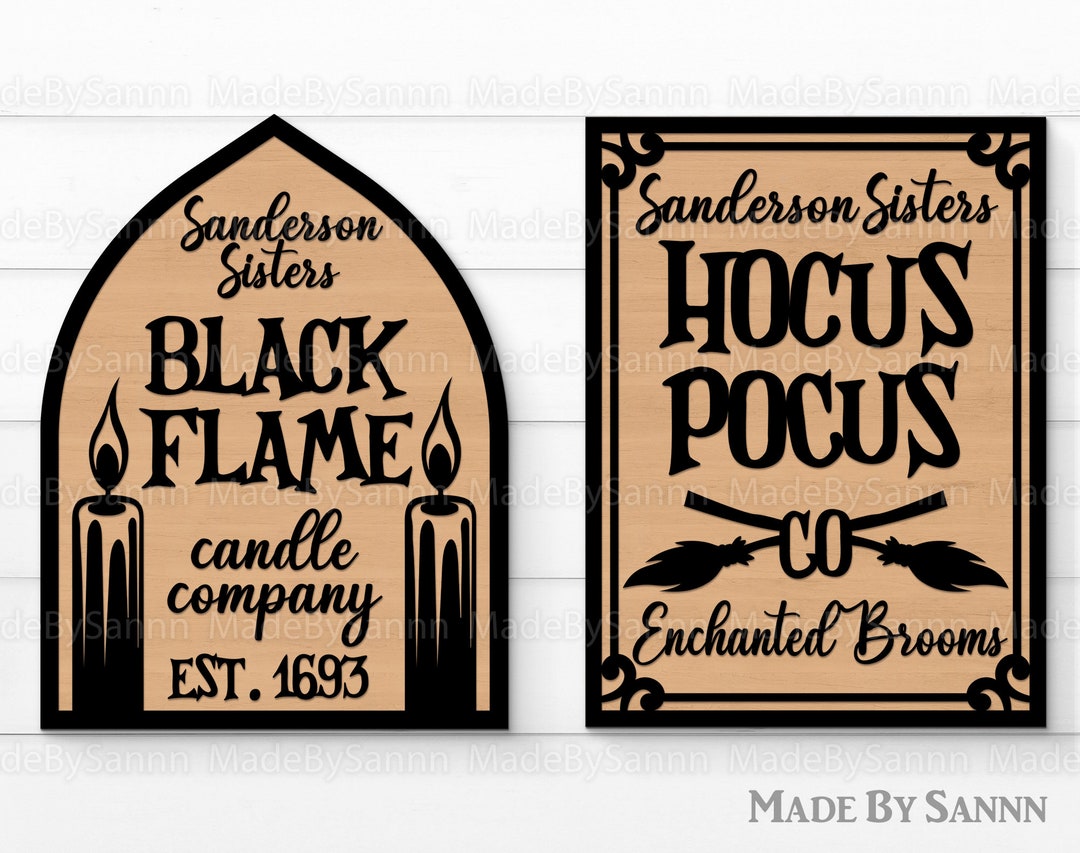 Halloween Board Svg, Hocus Pocus Door Hanger Svg, Halloween Svg ...