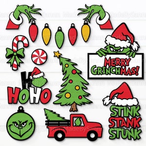 Christmas Tiered Tray Svg, Christmas Decor Svg, Christmas Ball Svg, Christmas Glowforge Svg, Fall Laser Cut File, Tiered Tray decor Svg