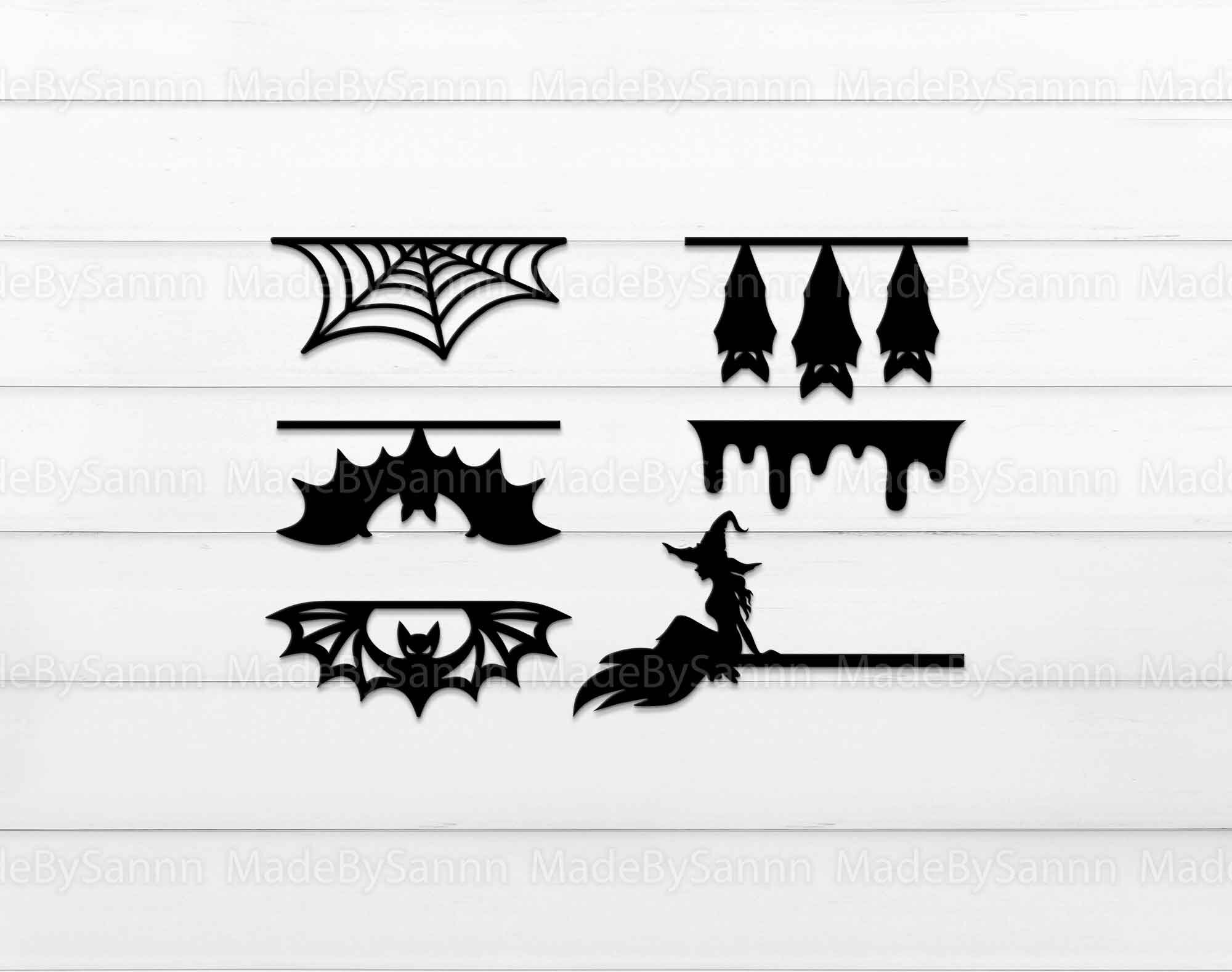 Halloween House Numbers Sign SVG, Address Number Sign Svg, Halloween ...