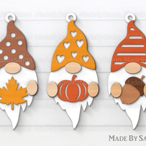 Fall Gnome svg, Gnome Glowforge, Herfst Gnomes svg, Thanksgiving Gnome svg, Fall Glowforge Laser Files, Gnomes Cricut Silhouette svg dxf