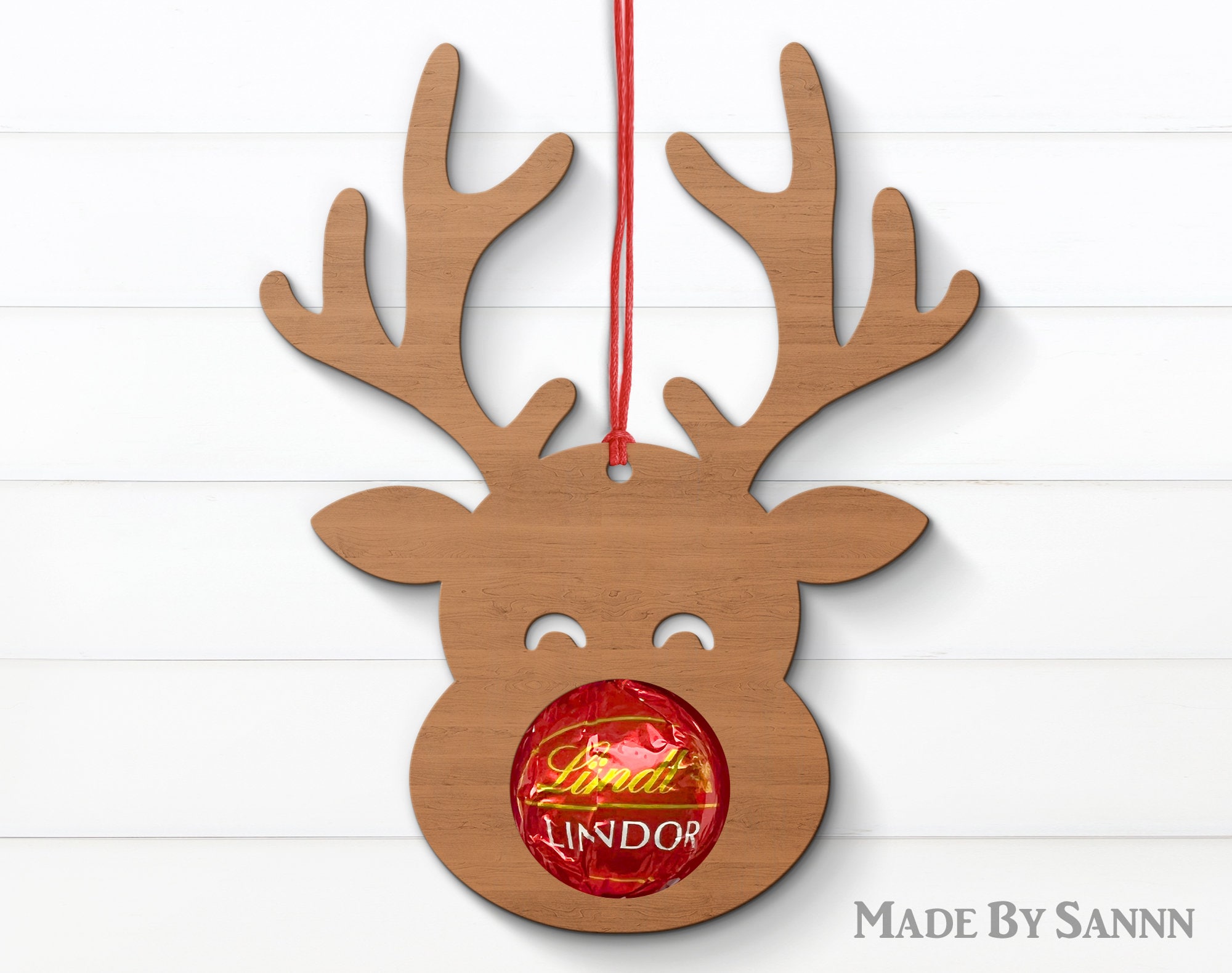 Reindeer Chocolate SVG, Christmas Chocolate Holder SVG, Reindeer