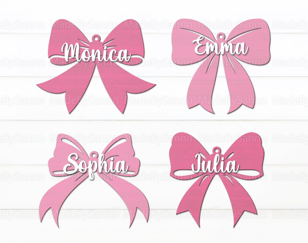 Etichette Per Bagagli Con Fiocco Rosa – 2 Pezzi In Pelle PU, Design Unico Preppy E Coquette, Regalo Per Ragazze - 4