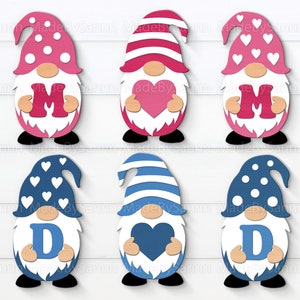 Pacchetto Gnomi per la festa della mamma in formato Svg, gnomi per la festa del papà in formato Svg, vita della mamma in formato Svg, mamma degli gnomi in formato Svg, felice festa del papà, file per Cricut, taglio laser primaverile