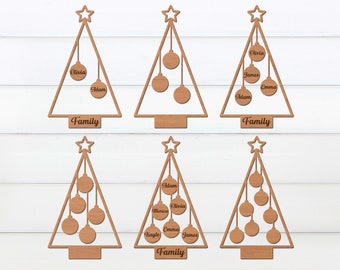 Christbaumschmuck SVG, Weihnachtsbaumschmuck SVG, Weihnachtszeichen SVG, Christbaumschmuck SVG, Weihnachtsdekoration, Laserdatei, Glowforge Svg