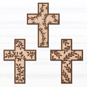 Archivo svg de signo de cruz de Pascua, archivo de corte láser de cruz de Jesús, svg de Pascua, svg Glowforge de Pascua, svg cristiano, svg ornamento de Jesús, archivos en capas