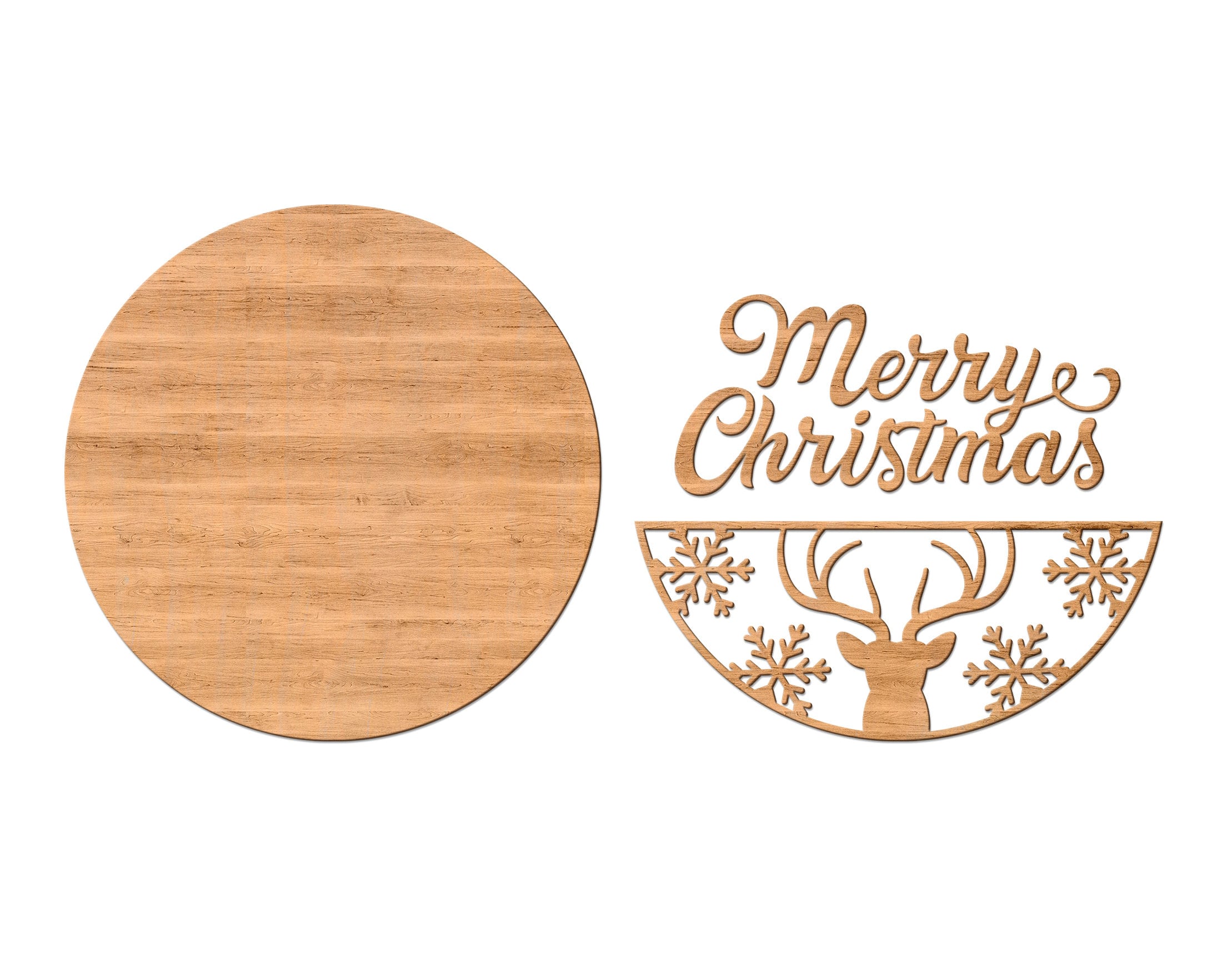 Christmas Door Hanger Bundle SVG Door Hanger SVG Christmas | Etsy