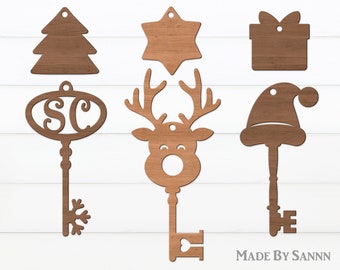 Santa Magic Key for Christmas SVG, Santa's Magic Key SVG, Reindeer Svg, Santas Hat Svg, Christmas SVG, Glowforge Svg, File for Cricut