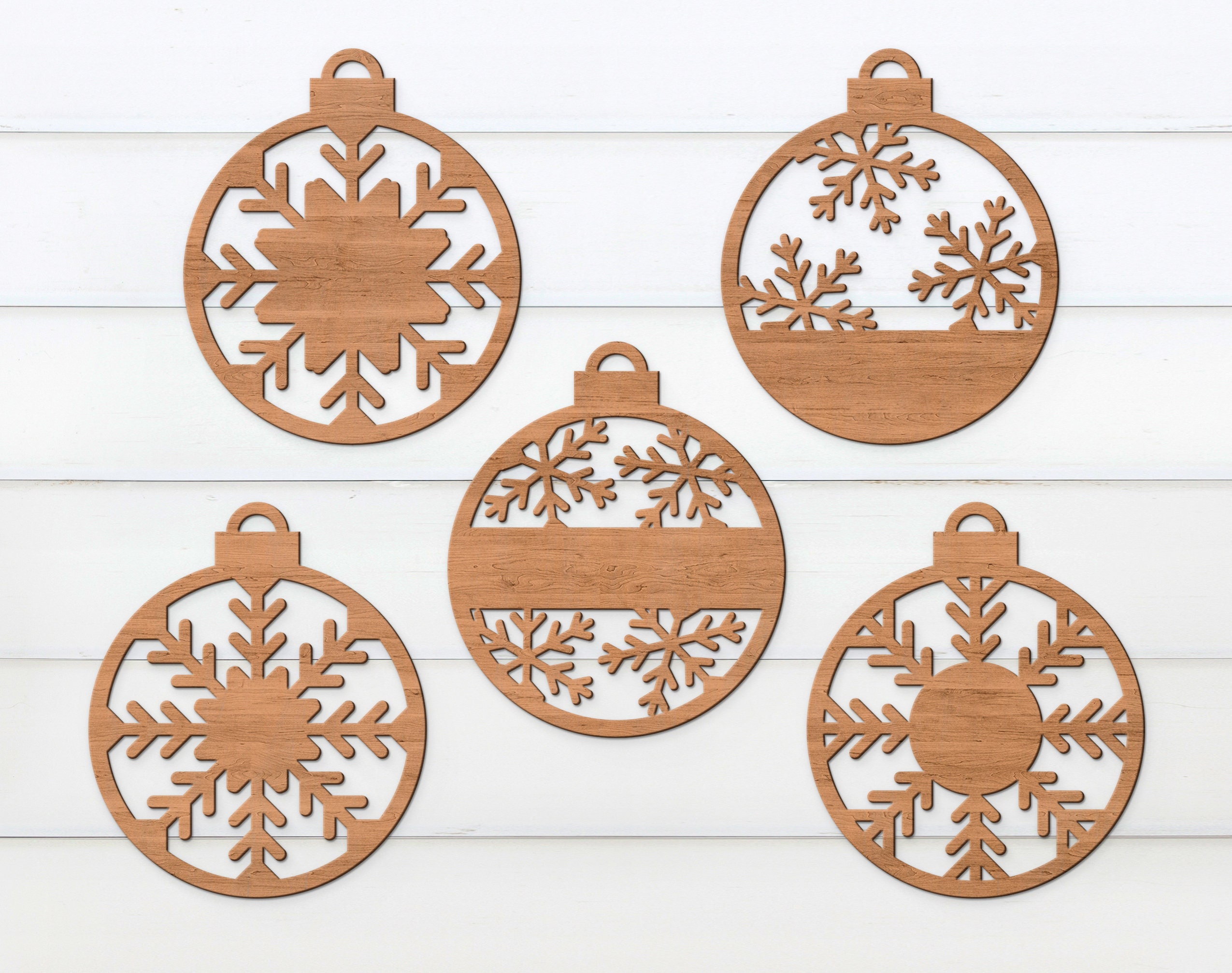 Christmas Ornament SVG Christmas Signs Bundle SVG Snowflake - Etsy