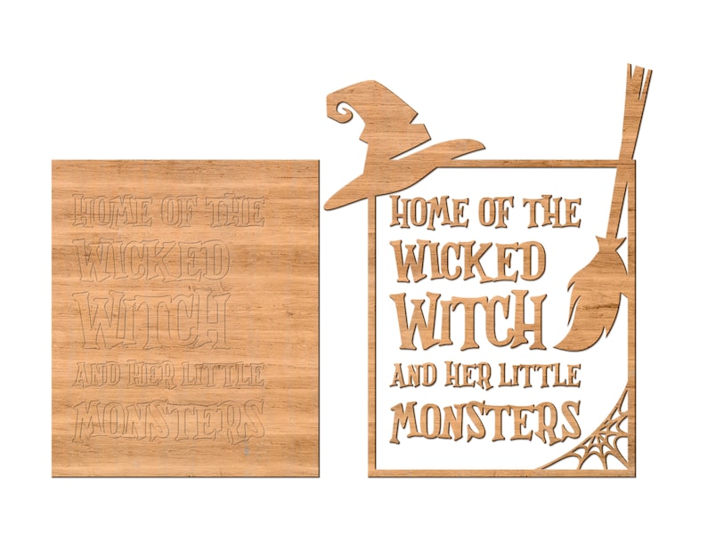 Home of the Wicked Witch and Her Little Monsters, Halloween Svg, Home ...