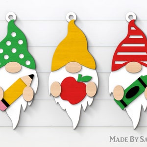 School Gnomes Svg, De volta às aulas, Gloworge Svg, Arquivos para Cricut, Arquivos cortados a laser, De volta às aulas Gnomes Svg, Arquivos de corte escolar, Professor Svg
