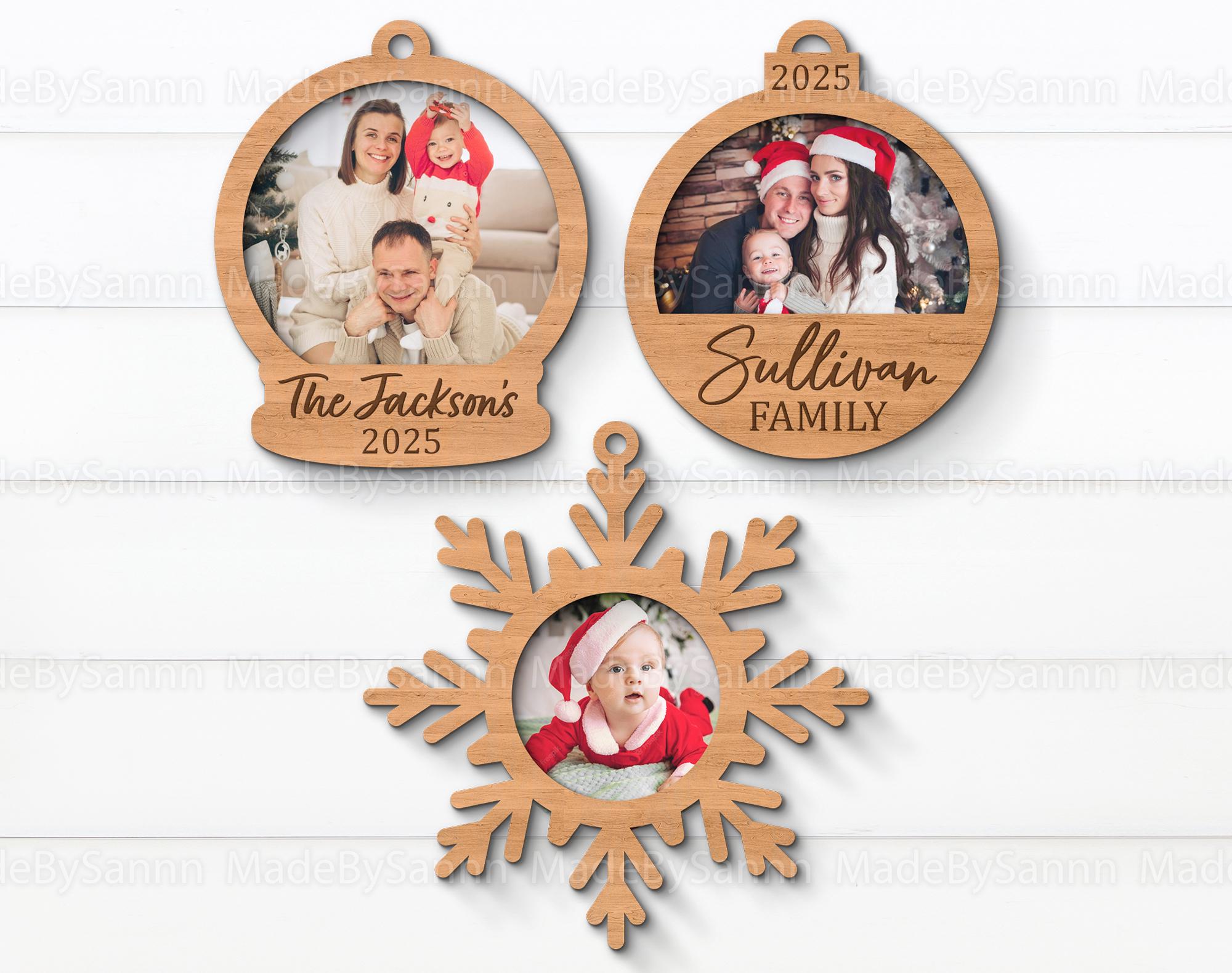 Pallina di Natale personalizzata per la famiglia, decorazione