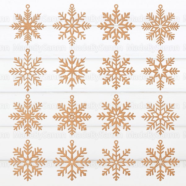 Christmas Snowflakes Bundle Svg, Snowflake Svg, Christmas Ornaments Svg, Laser Cut Files, Christmas svg, Christmas Glowforge File