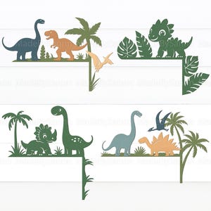 Dinosaur Door Corner Svg, Door Corner svg, T-Rex Svg, Dino svg Glowforge, Dinosaur Laser Cut File, Dino Door Corner, Door Corner Laser Cut